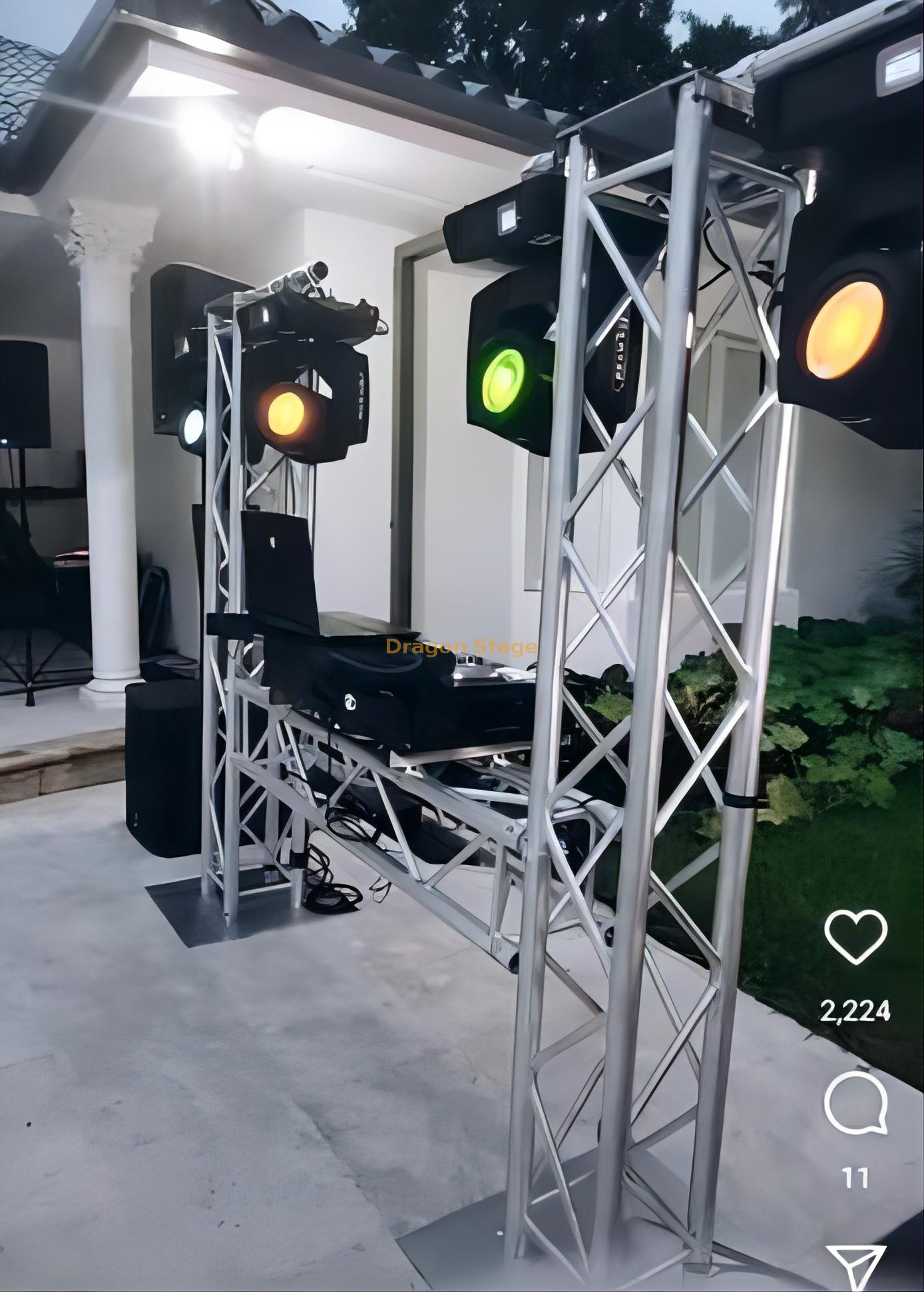 Aluminum Detachable Mini Truss Booth For Dj Performance From China