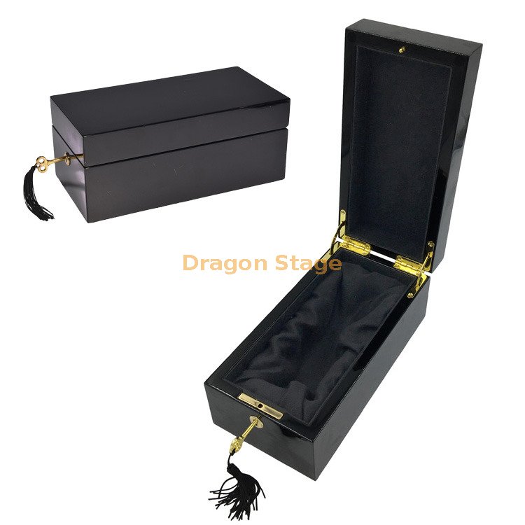 Customized Black Glossy Finish MDF Wood Cosmetic Perfume Case Box - China Fragrance  Box and Make up Box price