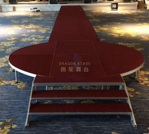 Custom Single Square Portable Church Stage Design from China ...