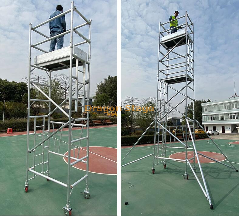 5.54M Aluminum Foldable Scaffolding Harbor Freight from China