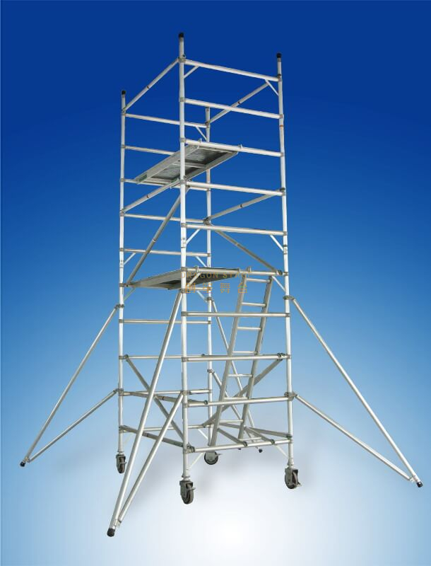 Tower Portable Scaffold with 45 Degree Ladder 