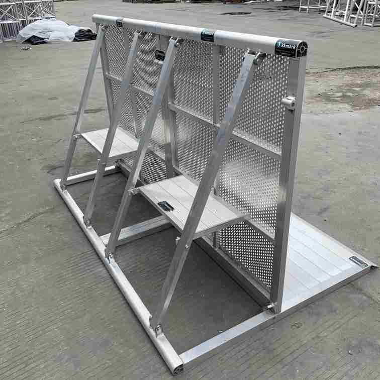 Aluminum Mojo Barricade Safety Barricade Concert Crowd Control Stage