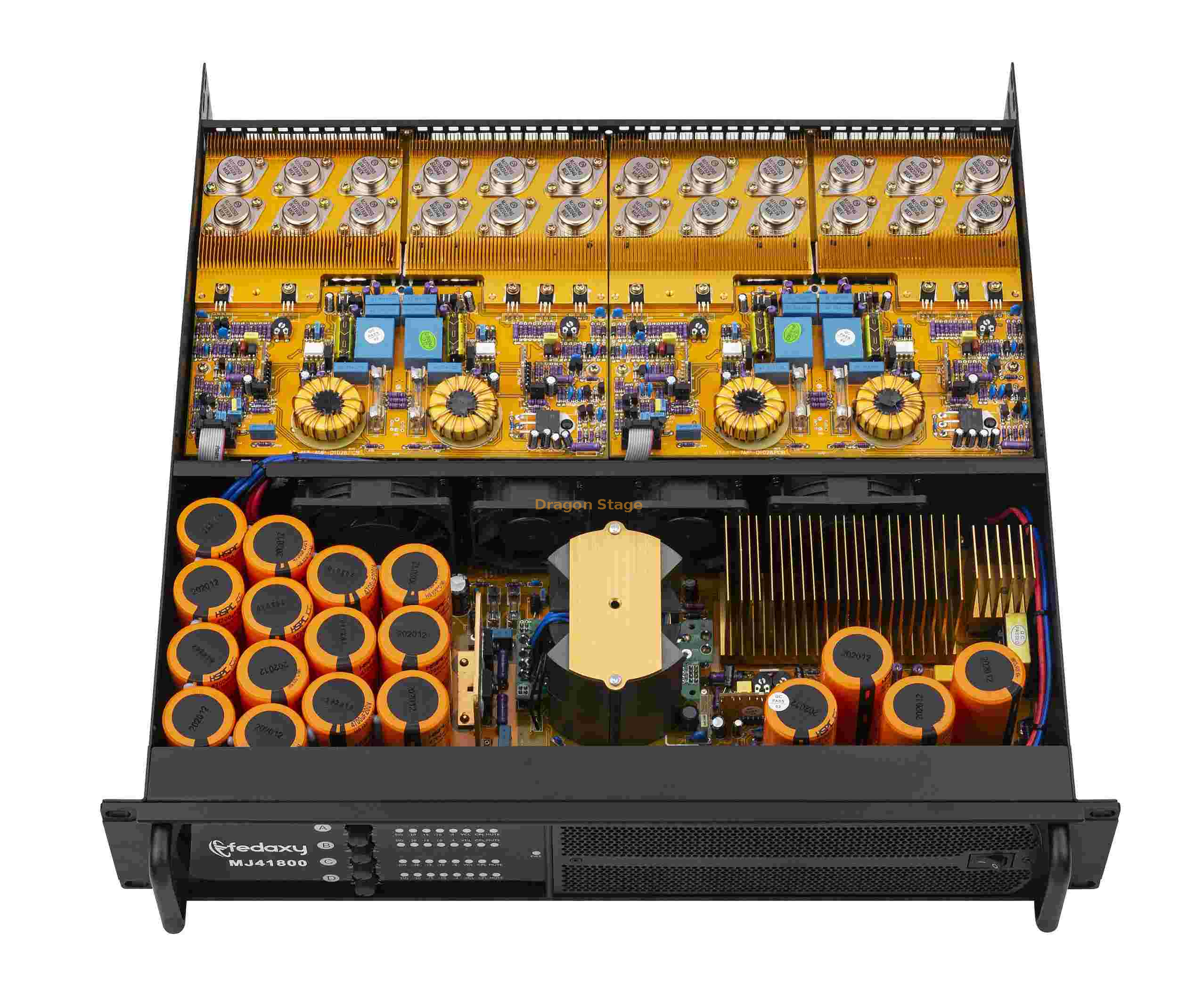 Power Amplifier Efficiency Class TD Circuit 4 Channel 1300 Watt Power