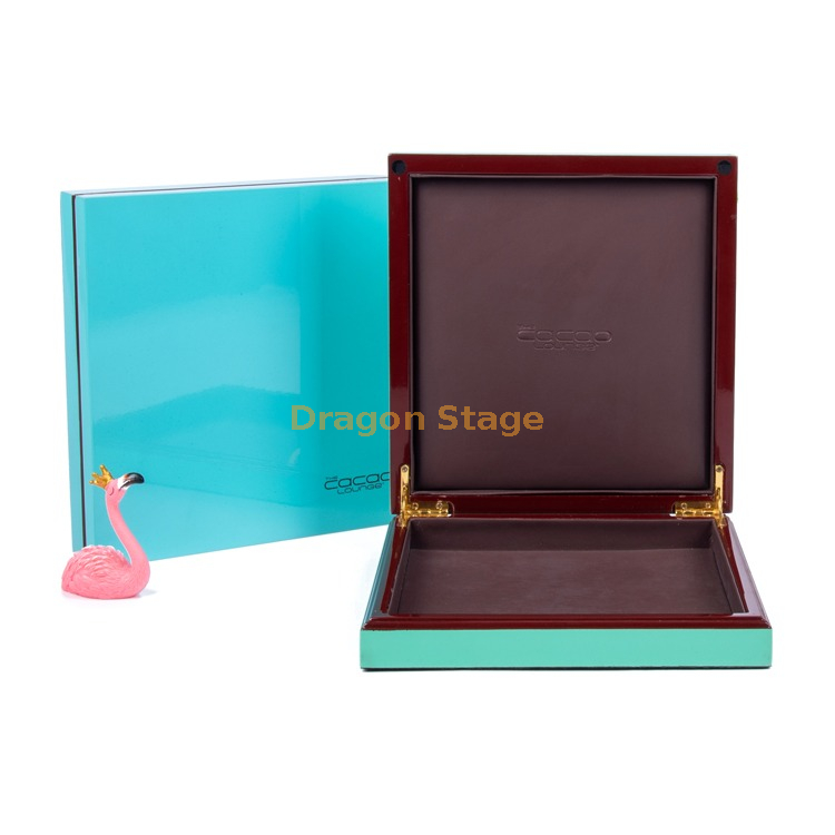 KSA Jeddah season Luxury Custom Blue Green Chocolate Packing Boxes For