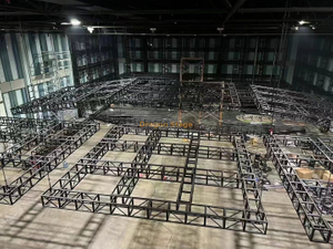 Aluminum Black Jumbo Bolt Truss for Studio