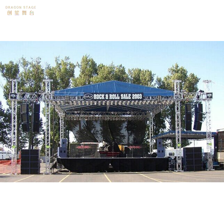 Aluminum Church Event Curved Roof Trusses for Sale 13x9m 8 High