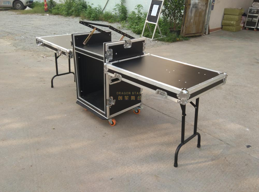 OEM /ODM Silver Hard Aluminum Tool Carrying Case with Foam Inside Aluminum Flight Case with Wheels