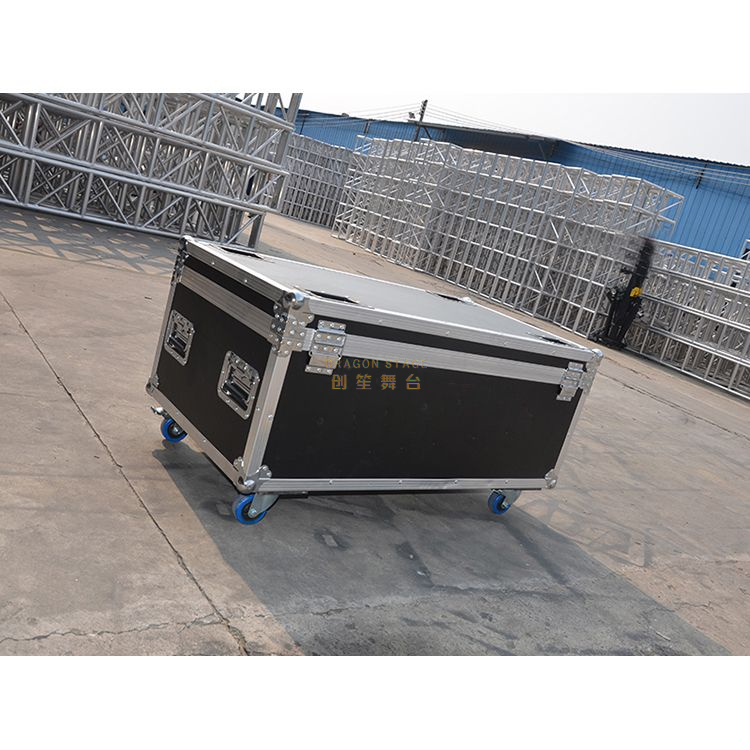 Large Capacity Road Trunk Flight Case with Divides and Tray