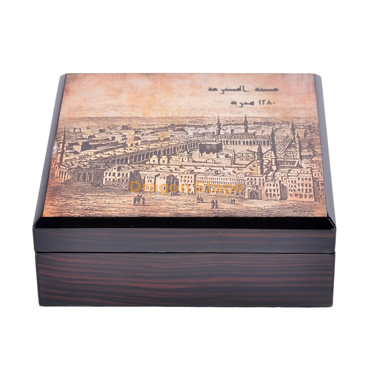 KSA Jeddah season Laser Cut Wooden Box For Dates MDF Wood Packing Boxes