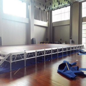 Mobile Indoor Aluminum Stage for Sale 5x10m Height 0.6-1m