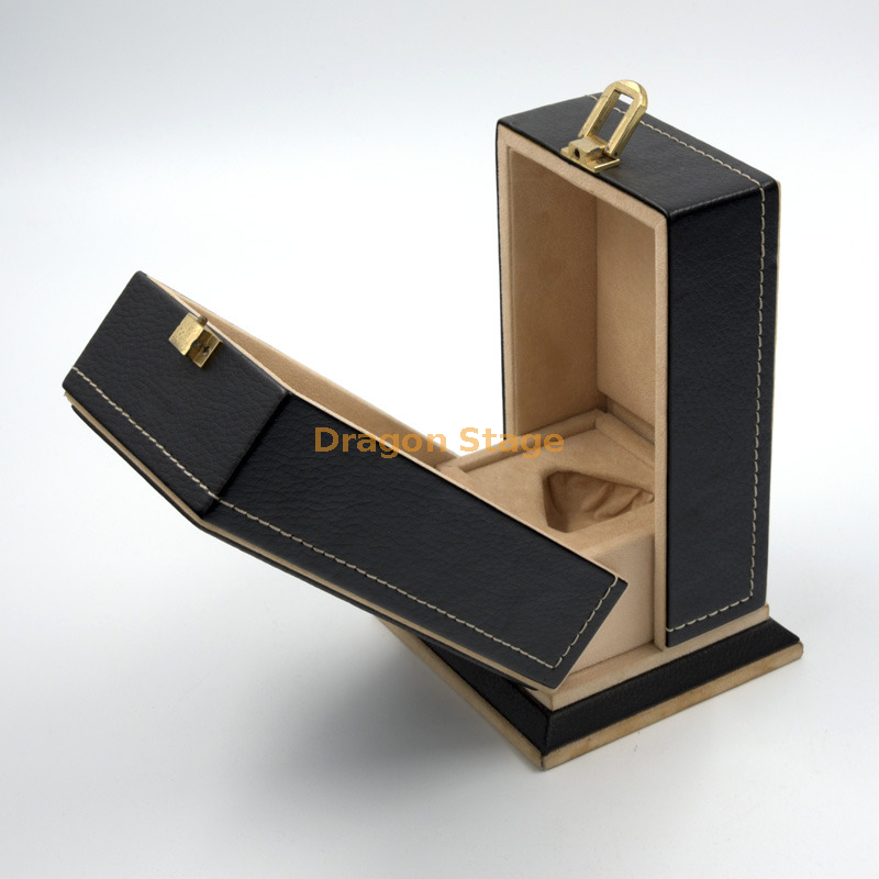 Source Hot sale customized design gift packaging box hot stamping empty perfume  boxes leather luxury perfume box for gift on m.