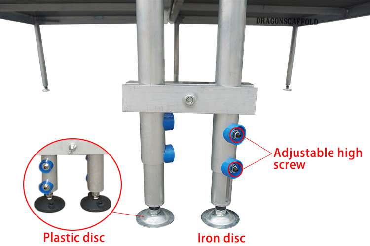 quick stage leg clamp
