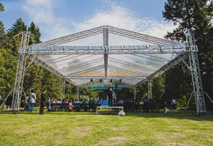 Large Event Tent Truss System with Saddle Roofing 30x15x8m