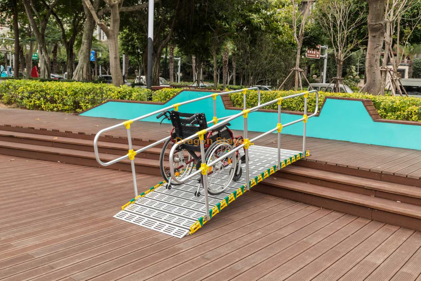 Vehicle Offloading Ramp Aluminum Portable Wheelchair / Vehicle Unloading Ramp from China ...