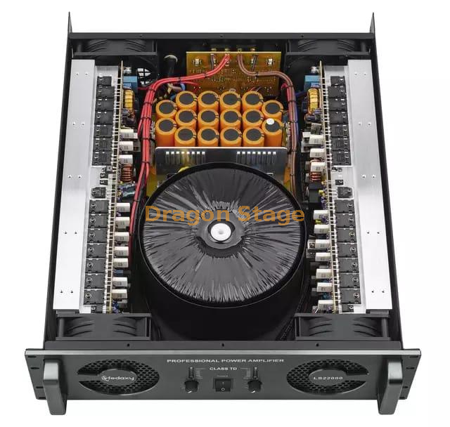Hot Sale Pro Sound Audio Class TD Power Amplifier with 2 Channel 3U