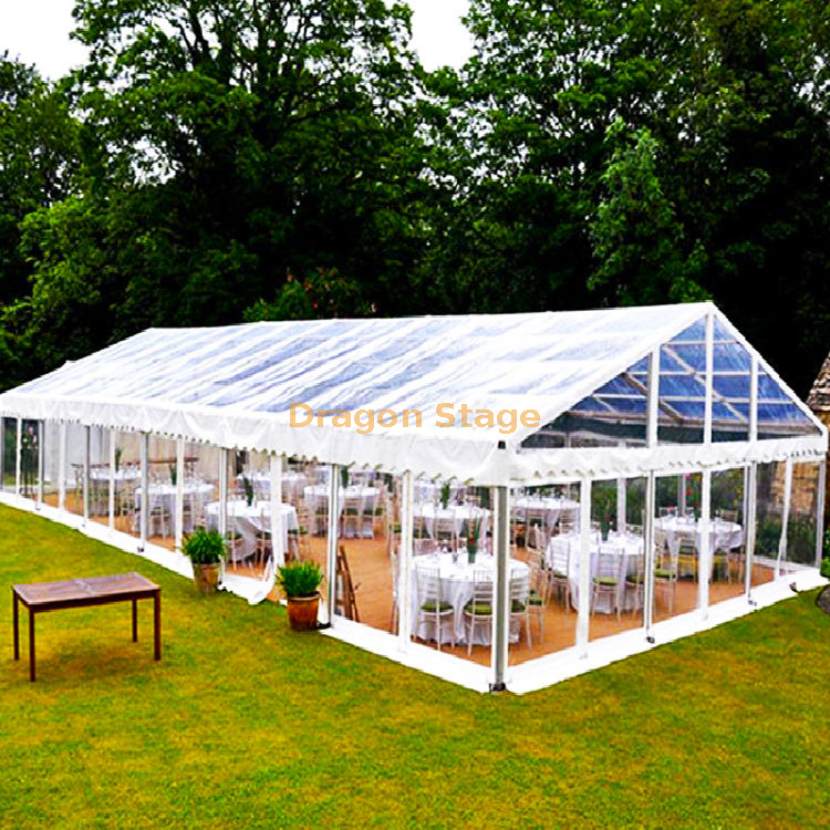 Aluminum Structure Outdoor Event Tent Transparent Roof Wedding Marquee